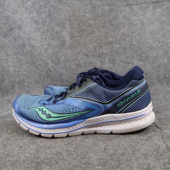 Saucony Shoes Womens 9 Kinvara Road Running Sneakers Athletic Trainer Sport Blue - Picture 6 of 13